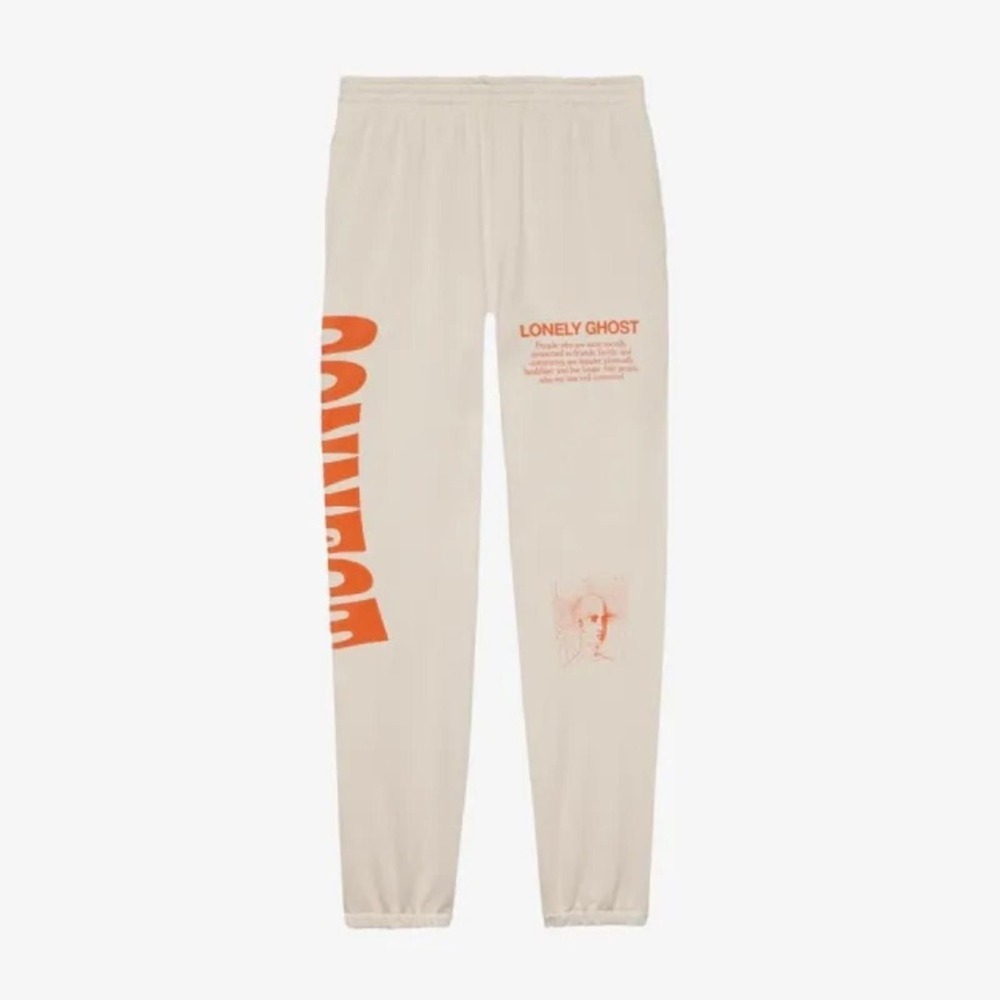 Lonely Ghost Connect Graphic Sweatpants Joggers Large